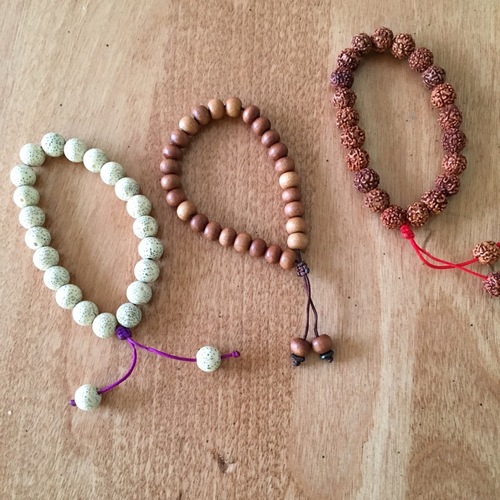 Tiny Devotions Set Of 3 Mala Beaded Bracelets - image 2